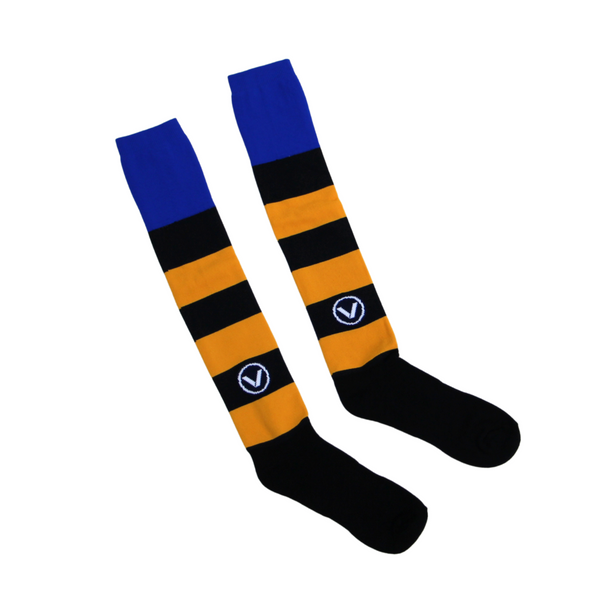 St Bernards Seniors Long Socks Blue