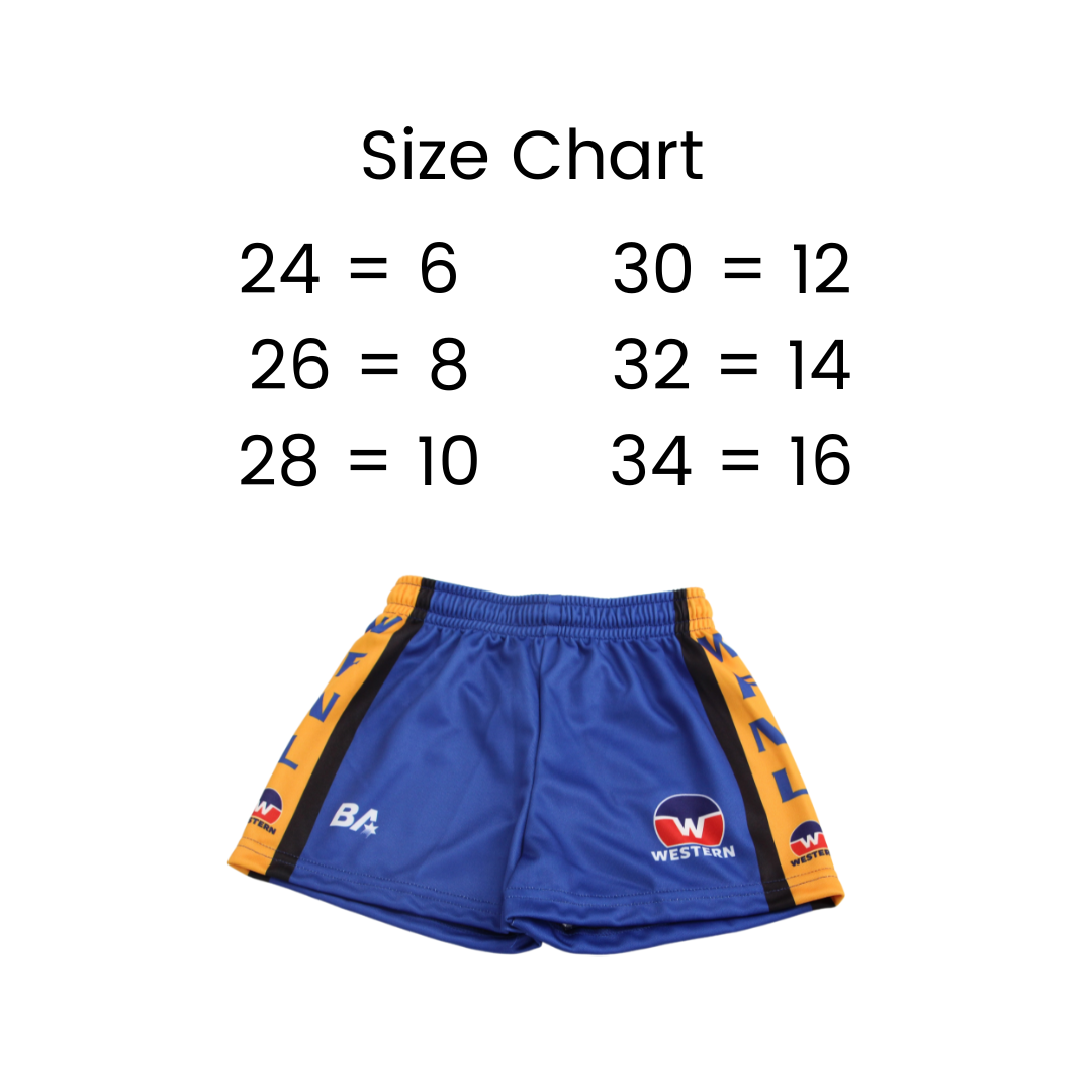 St Bernards Junior Playing Shorts