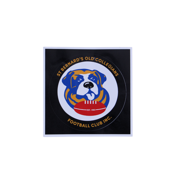 St Bernards Bumper Sticker Circle