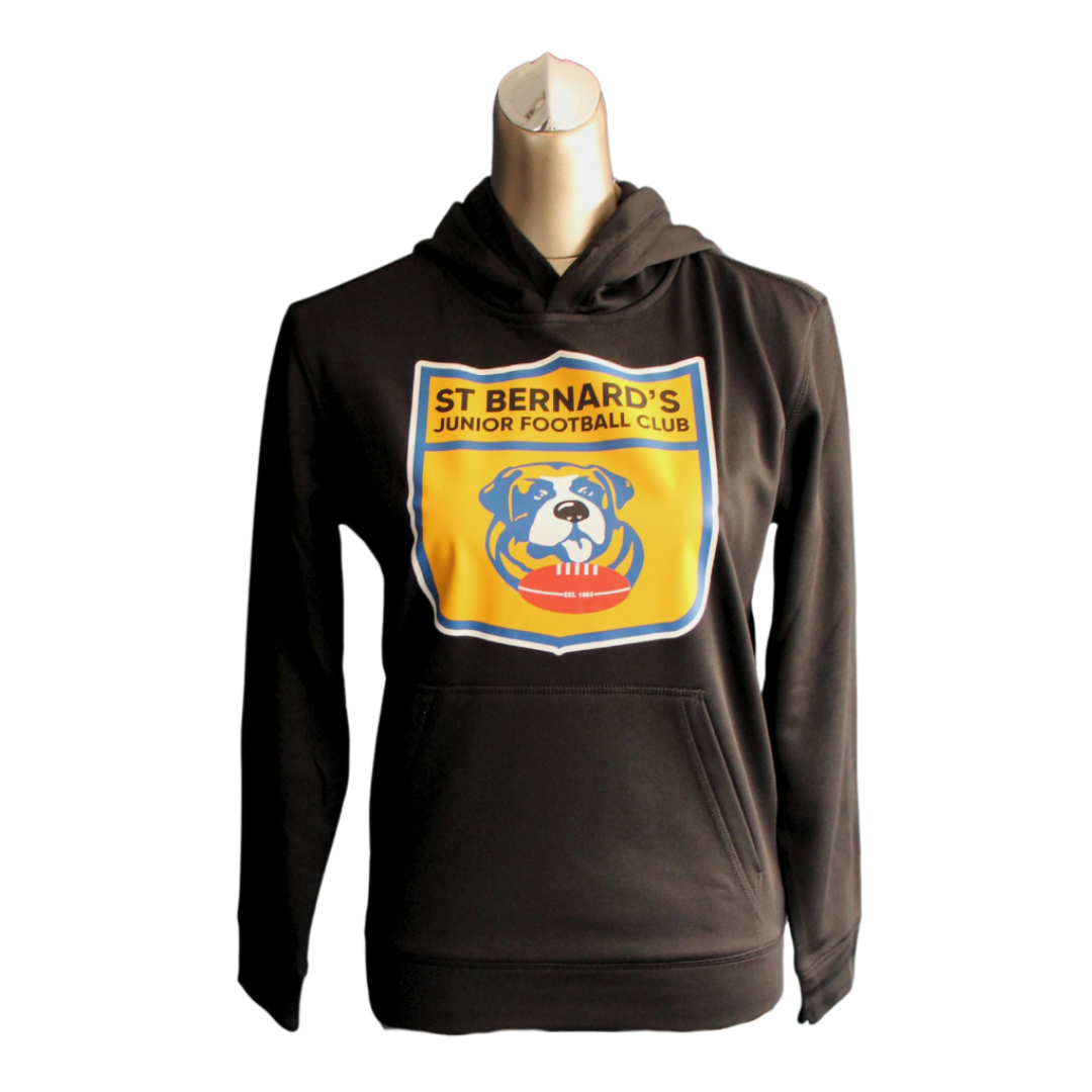St Bernards Kids Crest Hoodie - 2025 Black