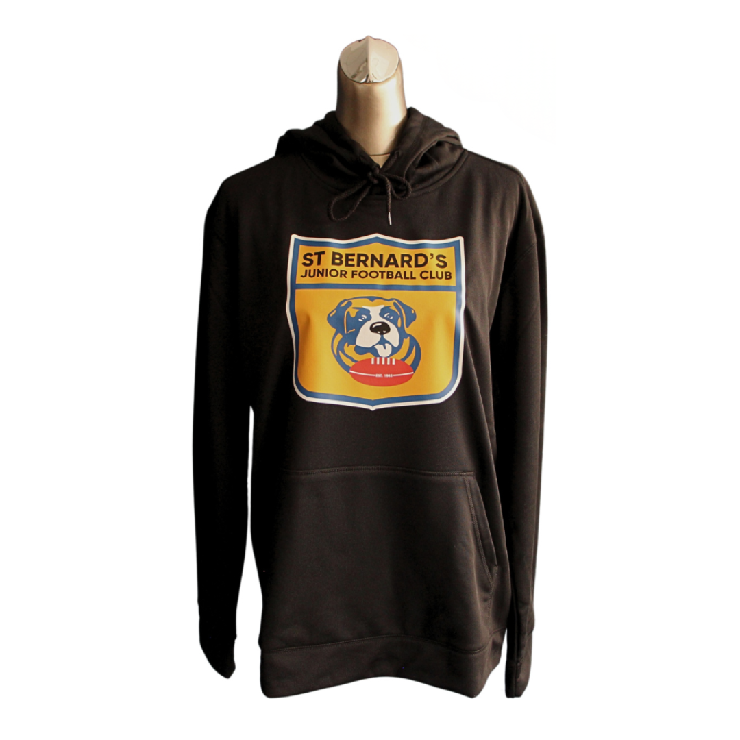 St Bernards Adult Crest Hoodie - 2025 Black