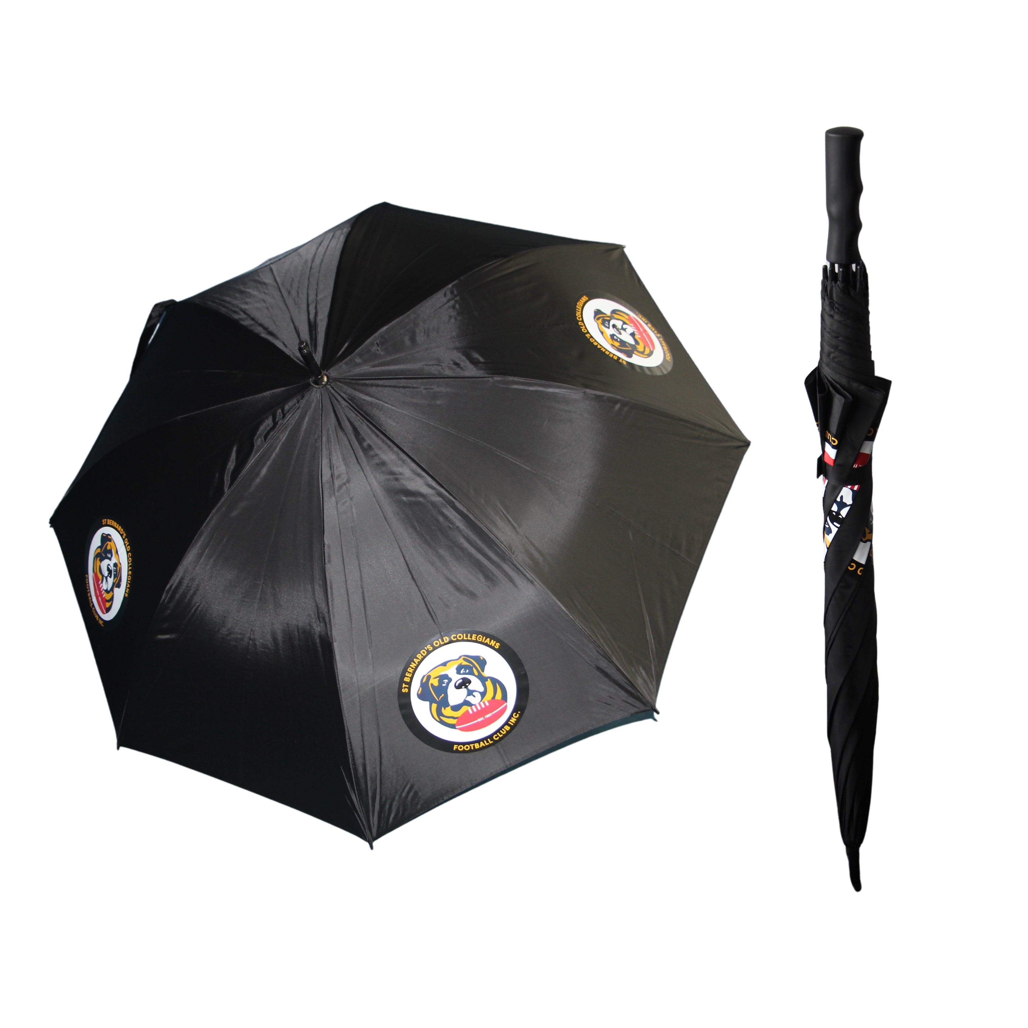 St Bernard's Black Umbrella