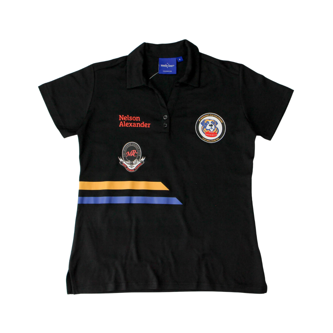 St Bernards Polo Shirt Ladies